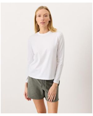 Pact Organic Cotton Essential Long Sleeve T-shirt - White