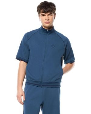 Sergio Tacchini Pannello Short Sleeve Track Jacket - Blue