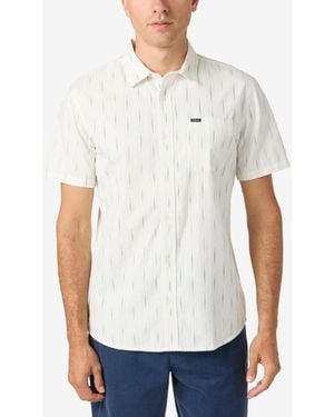 O'neill Sportswear Seafaring Ikat Short Sleeve Standard Shirt - White
