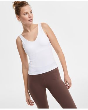 ID Ideology Studio Sleeveless V-neck Top - White