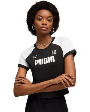 PUMA Short-sleeve Crewneck T-shirt - White