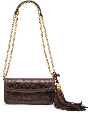 Anne Klein Chain Flap - Brown