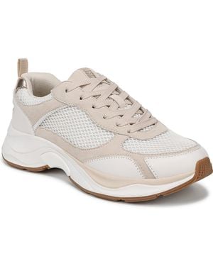 Naturalizer Wide Width Zoie Sneaker - White