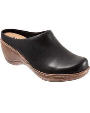 Softwalk Madison Clog - Black