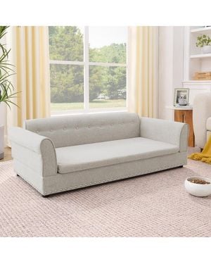 Zeny Oversized Pet Sofa - Gray