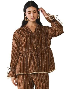 Eddy Isle Top - Brown