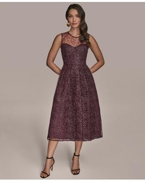 Donna Karan Sleeveless Dress - Brown