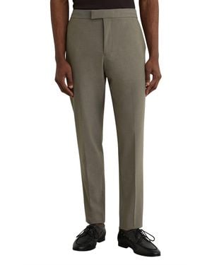 Reiss Stretch Slim-fit Drawstring Pants - Gray