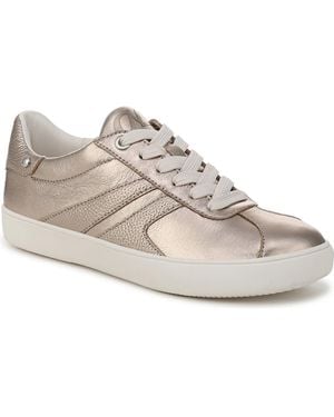 Naturalizer Medina Round Toe Lace Up Sneakers - White