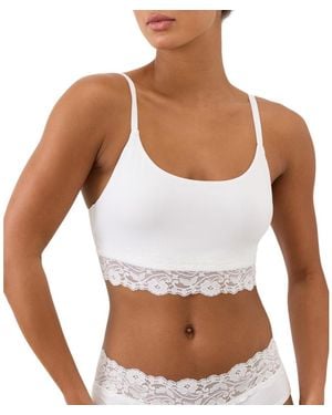 Pact Lace Modern Scoop Bralette - White