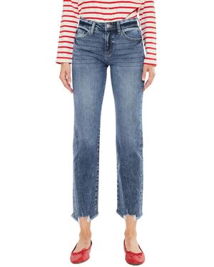 KanCan Essentials Kathrine High Rise Slim Straight Jeans - Blue