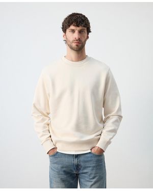 Mango Cotton Regular-fit Sweatshirt - White