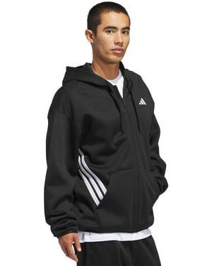 adidas Crazy Warm Full-zip Hooded Jacket - Black