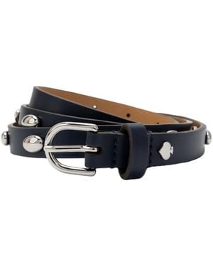 Kate Spade Metallic Studded Belt - Blue