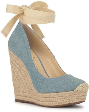 Jessica Simpson Zexie Espadrille Wedge Sandals - Blue