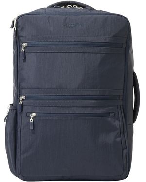 Baggallini Modern Convertible Small Backpack Messenger - Blue