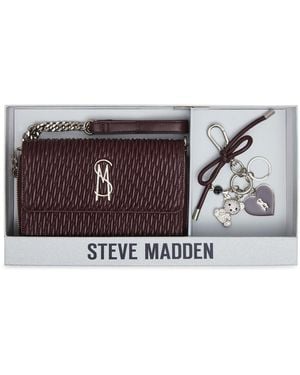 Steve Madden Norma Wallet On String - Black Crossbody Bag With Card Slots
