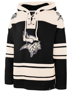 '47 Minnesota Vikings Superior Lacer Hoodie - Black