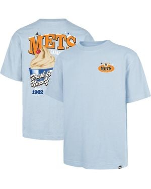 '47 New York Mets Ice Cream Parlor Foundation T-shirt - Blue