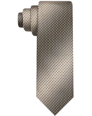 Van Heusen Classic Textured Neat Tie - Gray