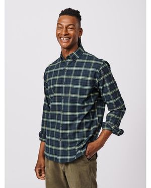 aubi Aldridge Oxford Button Down Shirt - Blue