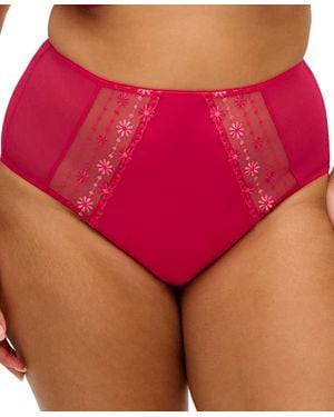 Elomi Plus Size Matilda High-waisted Embroidered Panty