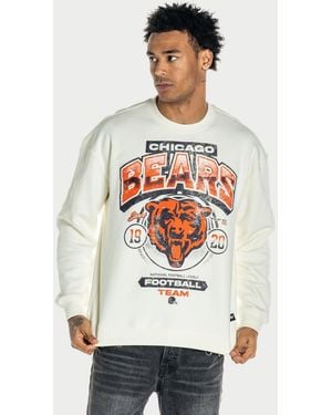The Wild Collective And Chicago Bears Graphic Sweatshirt - White