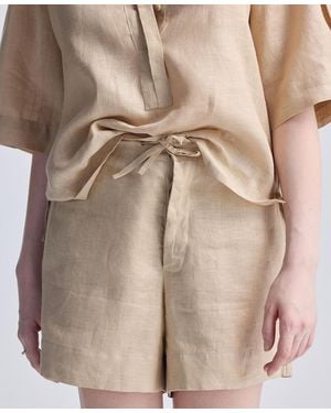 REISTOR Drawstring Shorts - Natural