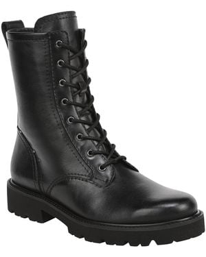 Franco Sarto Lace-up Platform Booties - Black