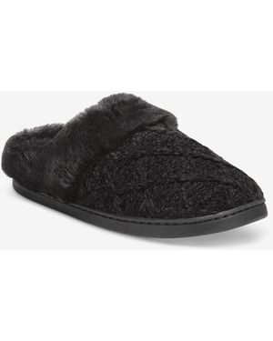 Charter Club Quilted Hoodback Boxed Slippers - Red