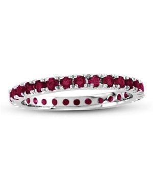 SUZY LEVIAN NEW YORK 14k Gold 0.66ct Gemstone Eternity Band Ring - Black