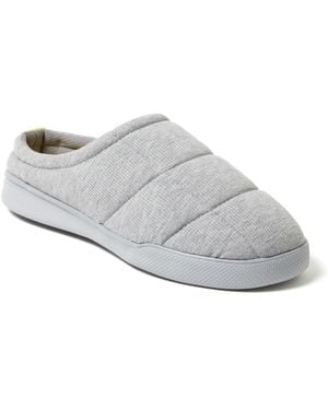 Dearfoams Brayden All Day Lounge Clog Slipper - White