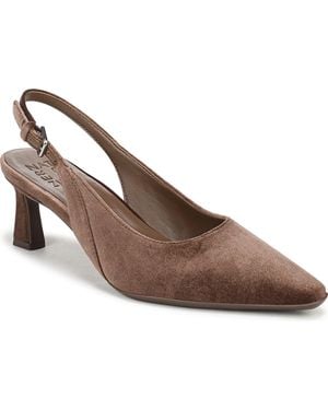 Naturalizer Tansy Slingback Snip-toe Flared Pumps - Brown