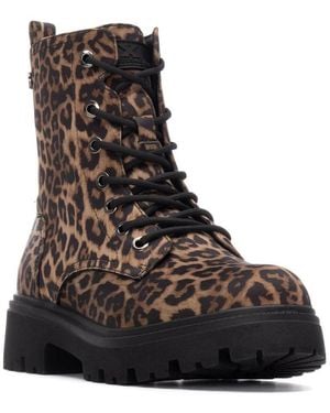 Xti Ankle Combat Booties - Black