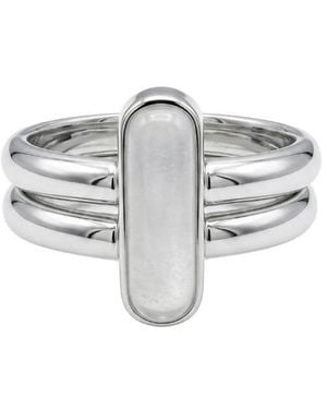 seree Infinity Duo Bar Ring Hanbai Jade - Black