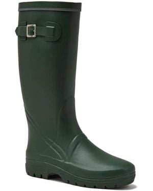 Lands' End Squall Buckle Tall Rain Boots - Green