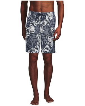 Lands' End 9" Volley Hydroliner Swim Trunks - Black
