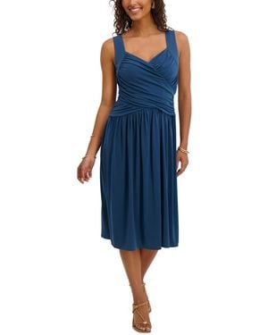 Kensie Sweetheart A-line Dress - Blue