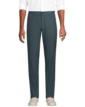 Lands' End Slim Fit Performance Pant - Blue