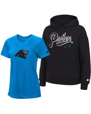 Starter Carolina Panthers Hoodie And T-shirt - Blue