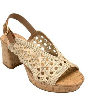 Aerosoles Clora Platform Sandals - Natural