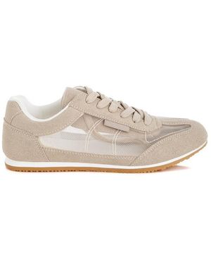 Rag & Co Milon Microfiber & Mesh Sneakers - White