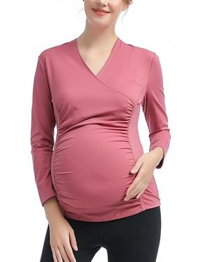 Kimi + Kai Kimi + Kai Maternity Essential Nursing Active Top - Pink