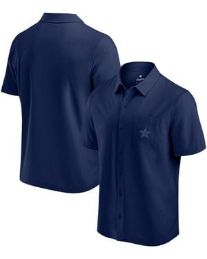Fanatics Dallas Cowboys Front Office Button-up Shirt - Blue