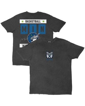 Stadium Essentials And Minnesota Lynx Relaxed Fit Big Shot Vintage Wash T-shirt - Black