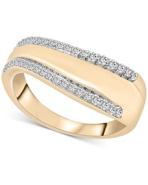 Audrey by Aurate Diamond Double Row Tapered Statement Ring (1/4 Ct. T.w. - Natural