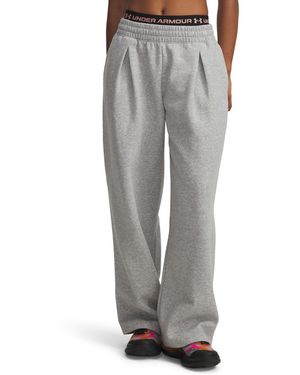 Under Armour Casual-fit Rival Fleece Pants - Gray