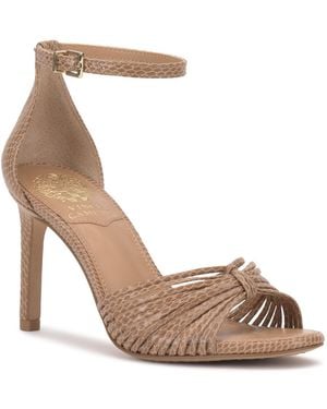 Vince Camuto Blaine Strappy Two-piece Dress Sandals - Metallic