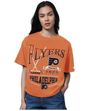 Starter Philadelphia Flyers Oversized Hall Of Fame T-shirt - Orange