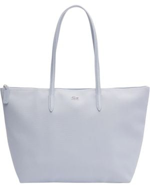 Lacoste Medium Shoulder Tote Bag - Gray